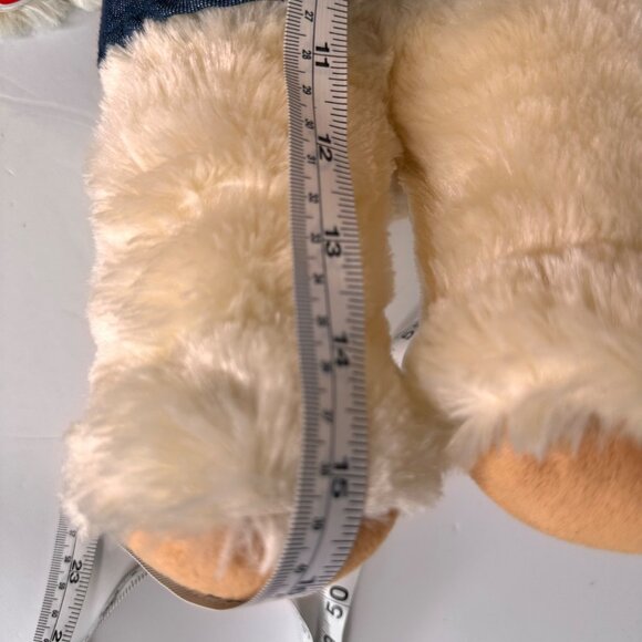 Build-A-Bear Plush Teddy Bear "I Love You" Shirt Denim Skirt BAB - Picture 13 of 14